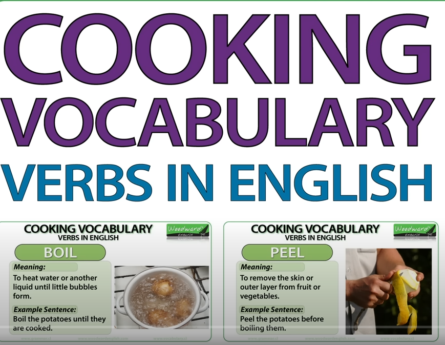 Cooking Vocabulary, Kitchen Culture, and Informal Conversation